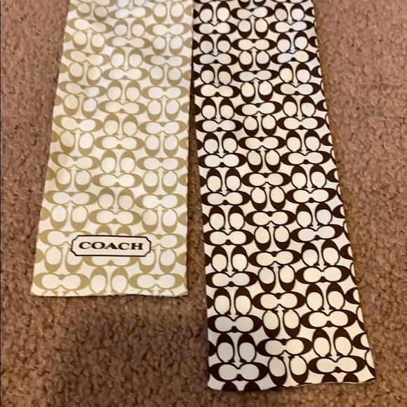 Coach ponytail or pocketbook scarf - Picture 3 of 4